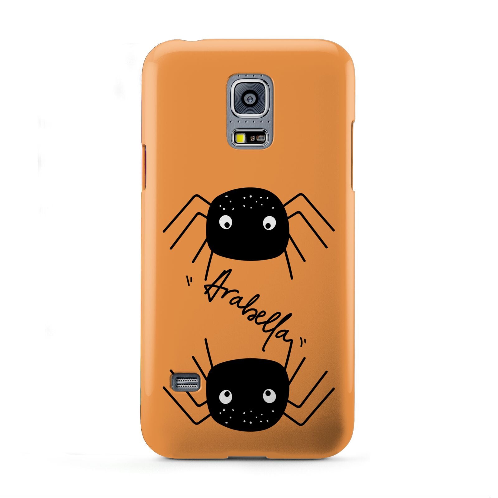 Spider Orange Personalised Samsung Galaxy S5 Mini Case