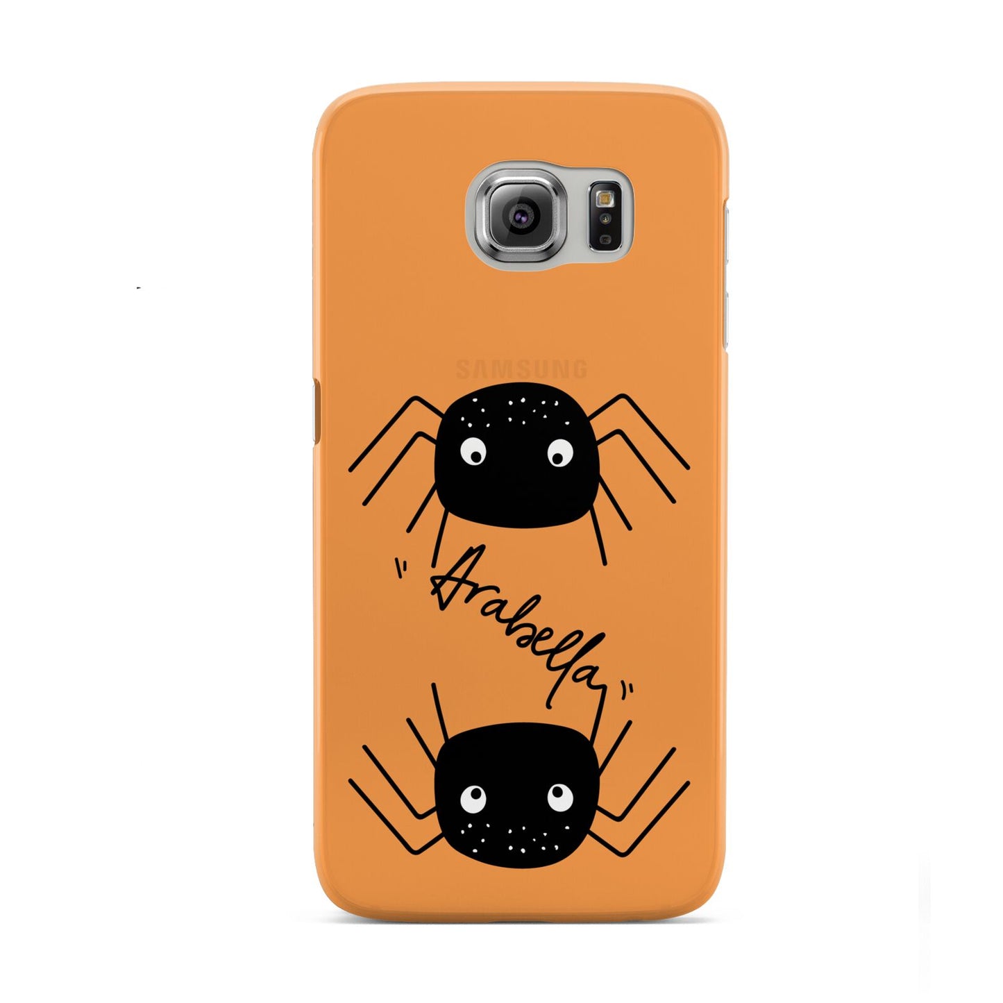 Spider Orange Personalised Samsung Galaxy S6 Case