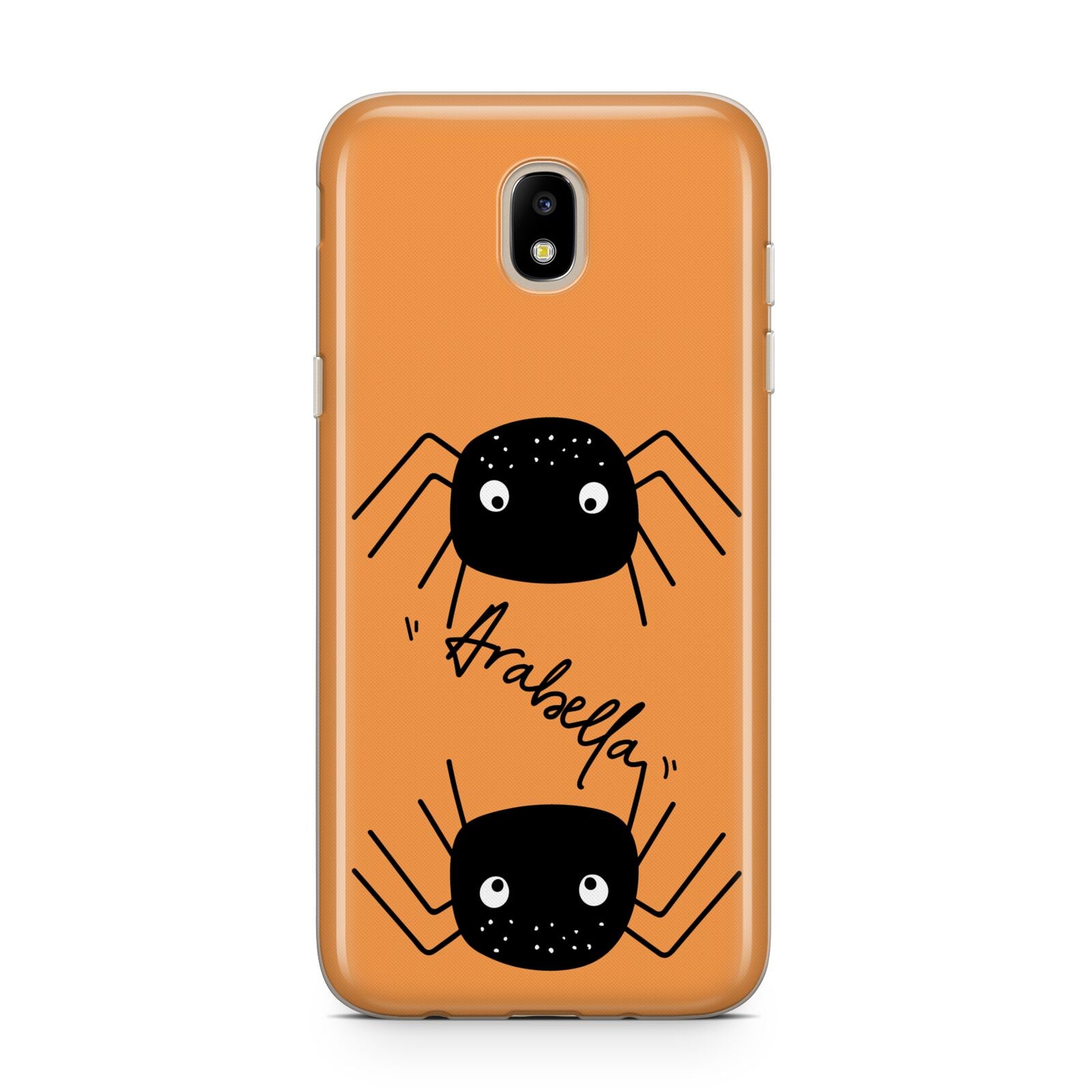 Spider Orange Personalised Samsung J5 2017 Case