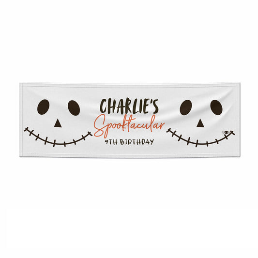 Spooktacular Birthday Personalised 6x2 Paper Banner