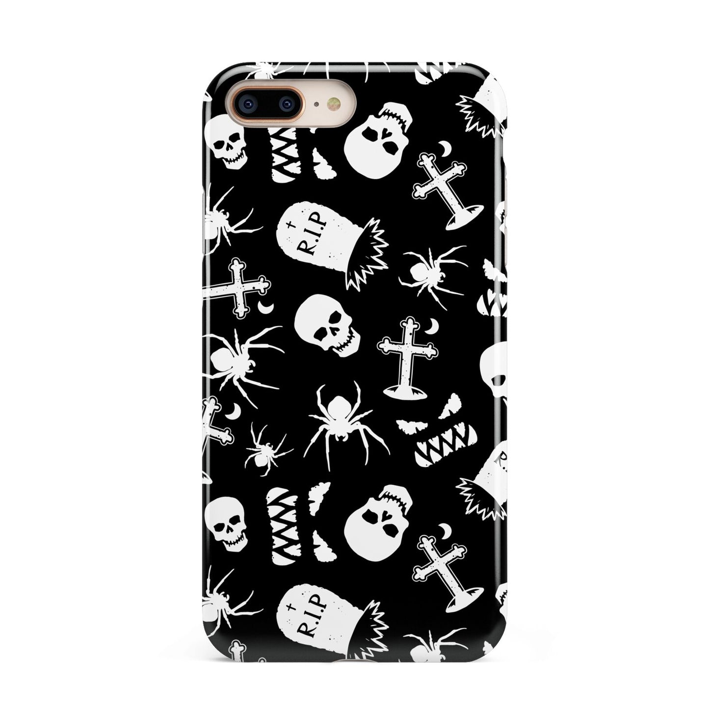 Spooky Illustrations Apple iPhone 7 8 Plus 3D Tough Case