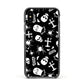 Spooky Illustrations Apple iPhone Xs Impact Case Black Edge on Black Phone