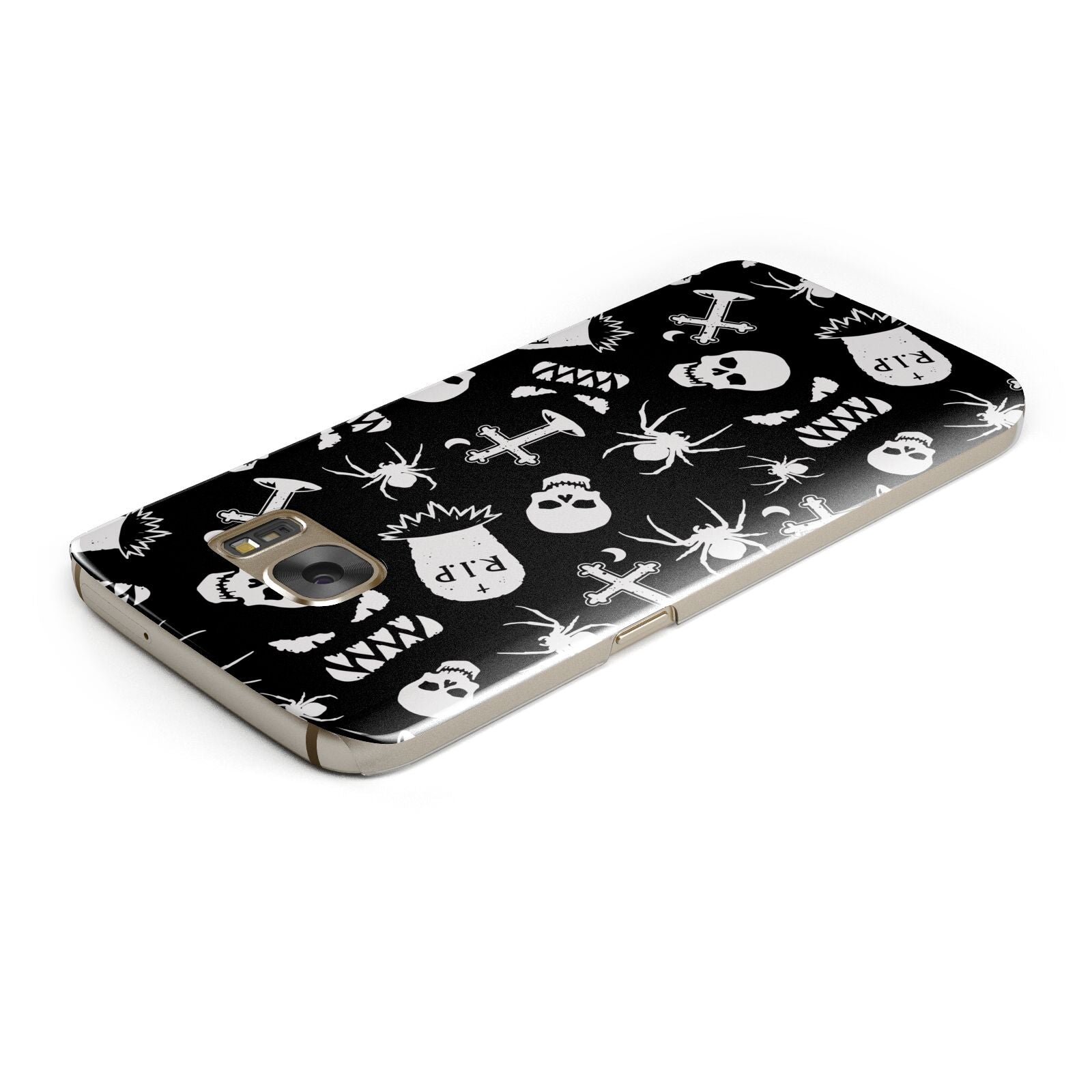 Spooky Illustrations Samsung Galaxy Case Top Cutout