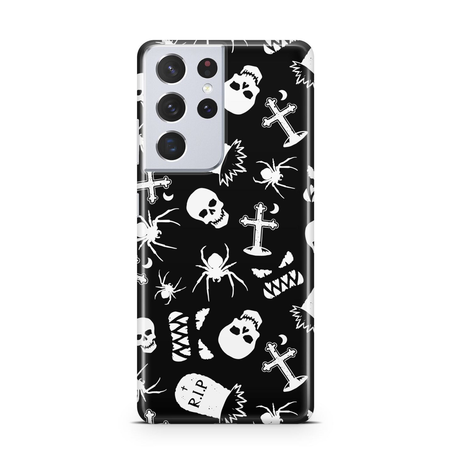 Spooky Illustrations Samsung S21 Ultra Case