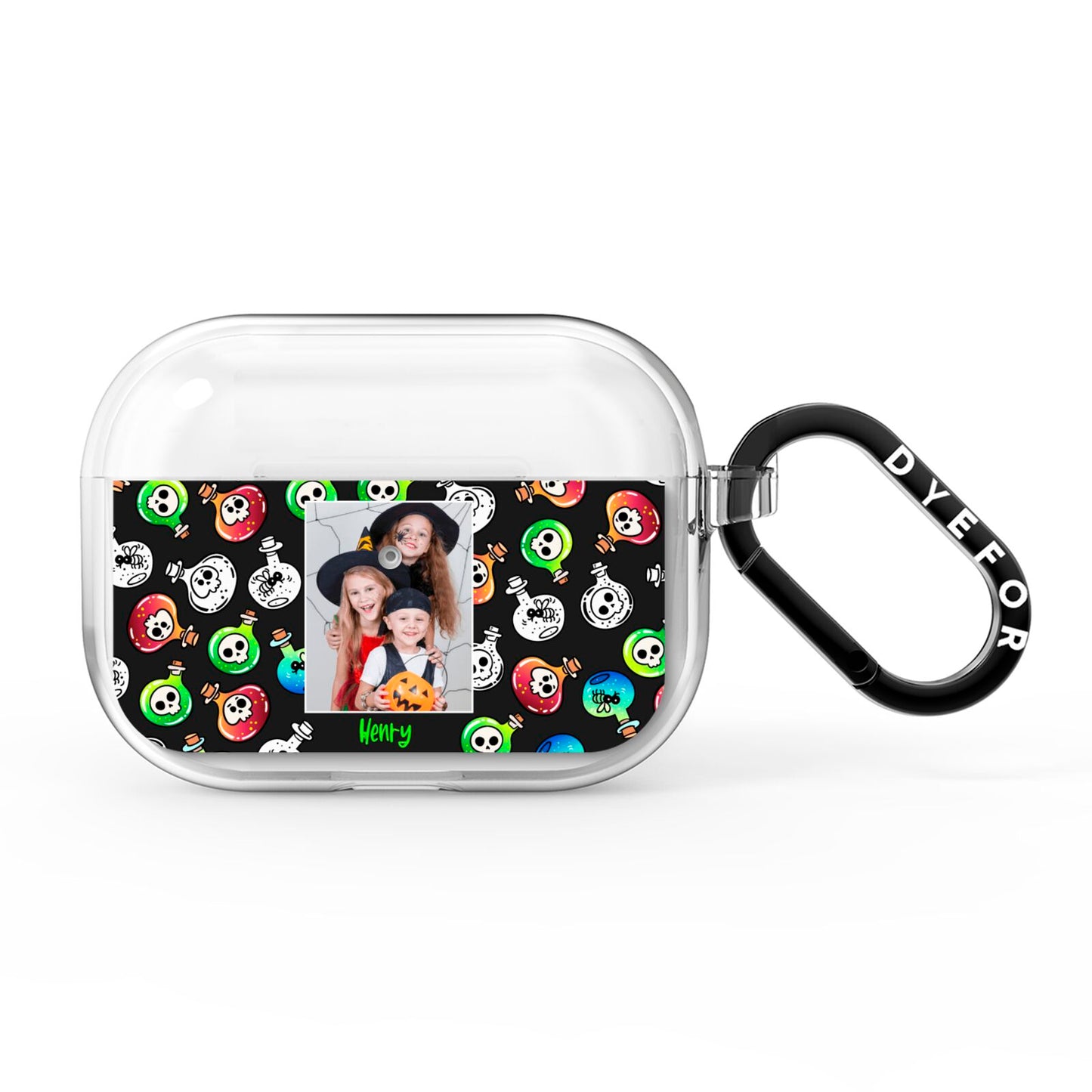 Spooky Potions Halloween Photo Upload AirPods Pro Clear Case