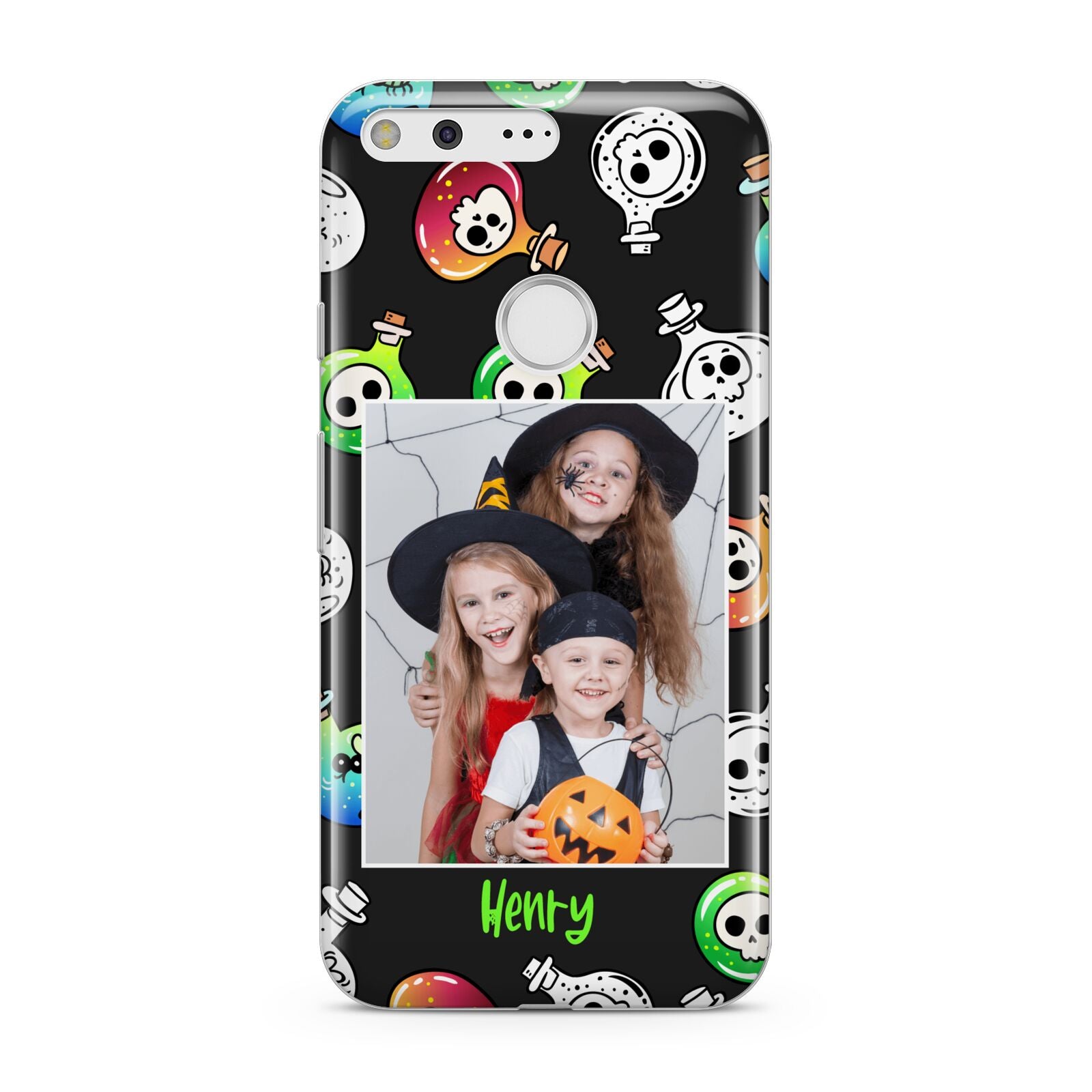 Spooky Potions Halloween Photo Upload Google Pixel Case