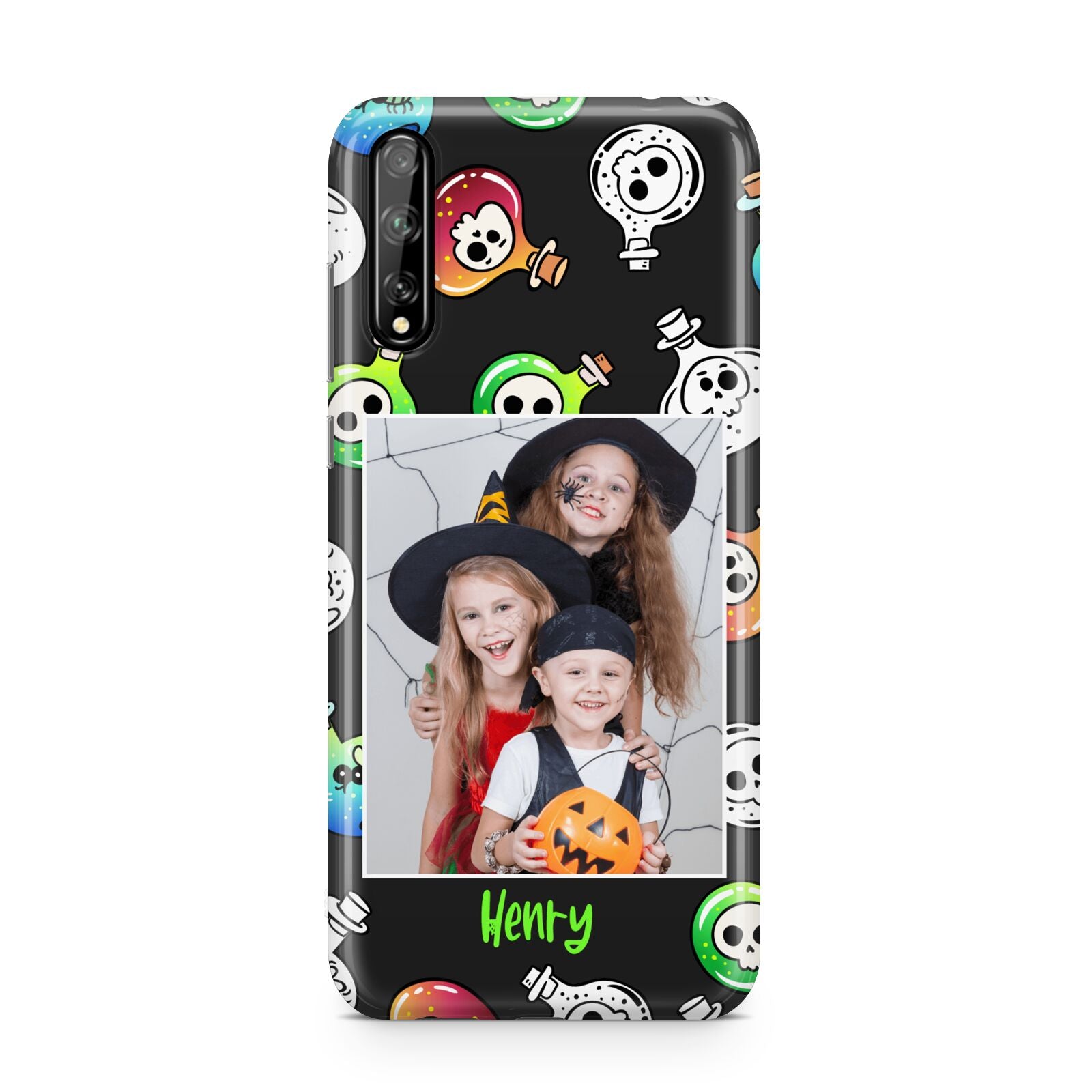 Spooky Potions Halloween Photo Upload Huawei Enjoy 10s Phone Case