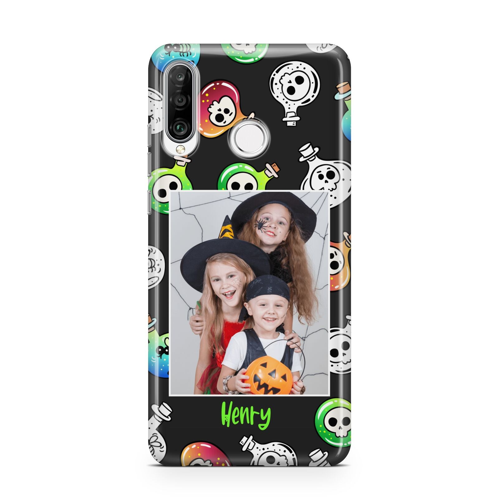 Spooky Potions Halloween Photo Upload Huawei P30 Lite Phone Case