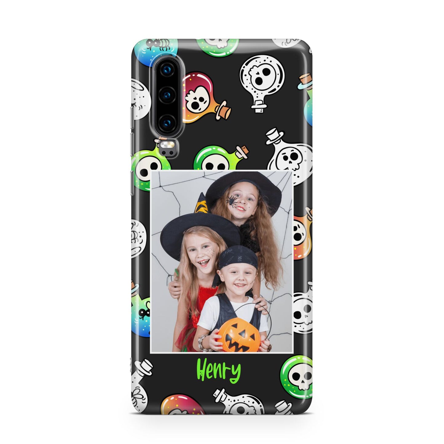 Spooky Potions Halloween Photo Upload Huawei P30 Phone Case