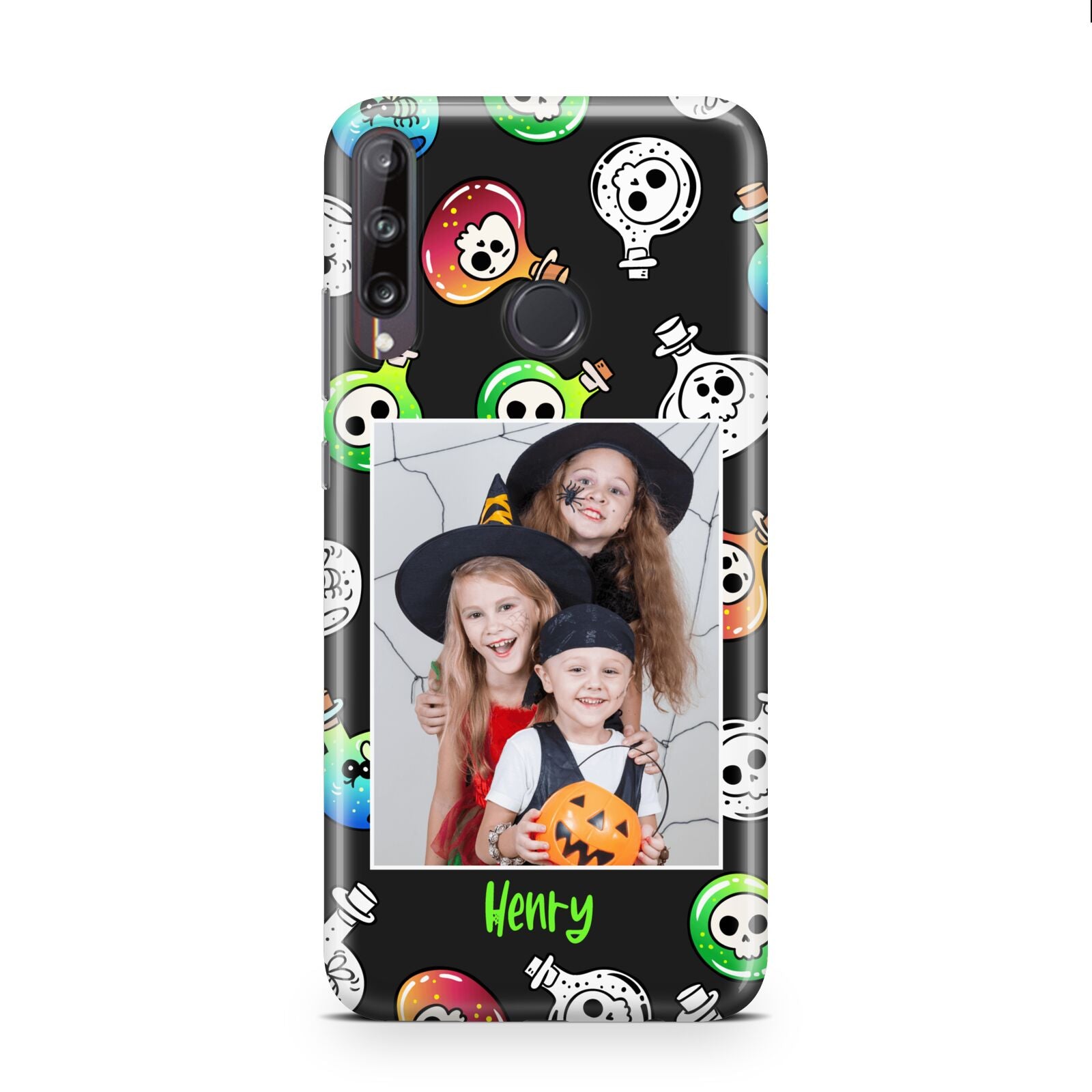 Spooky Potions Halloween Photo Upload Huawei P40 Lite E Phone Case