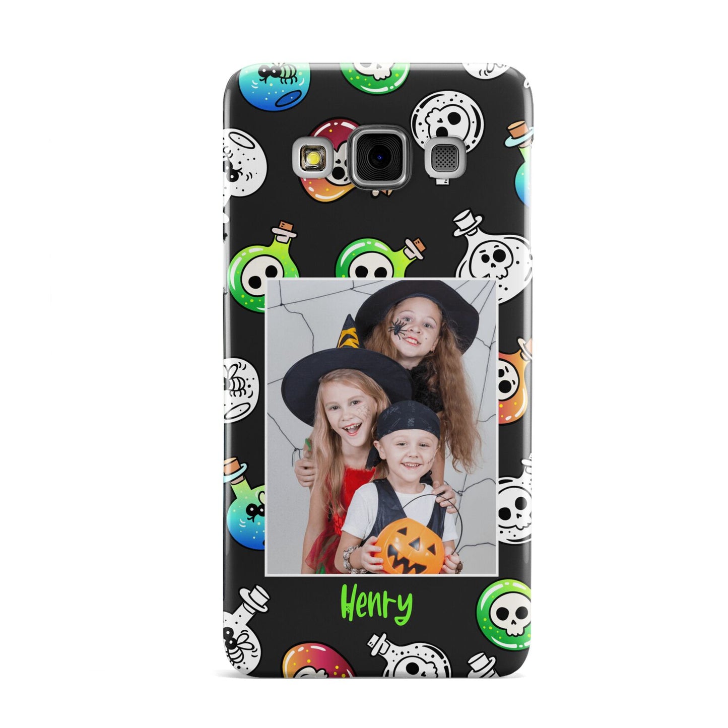 Spooky Potions Halloween Photo Upload Samsung Galaxy A3 Case