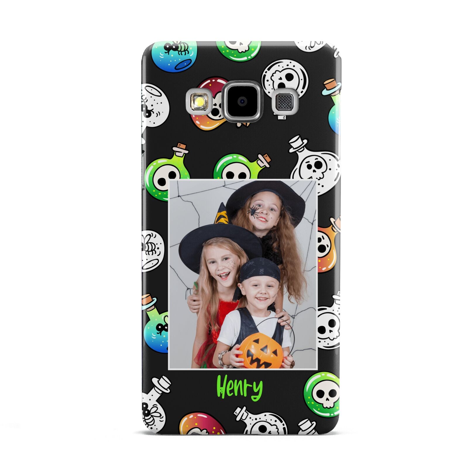 Spooky Potions Halloween Photo Upload Samsung Galaxy A5 Case