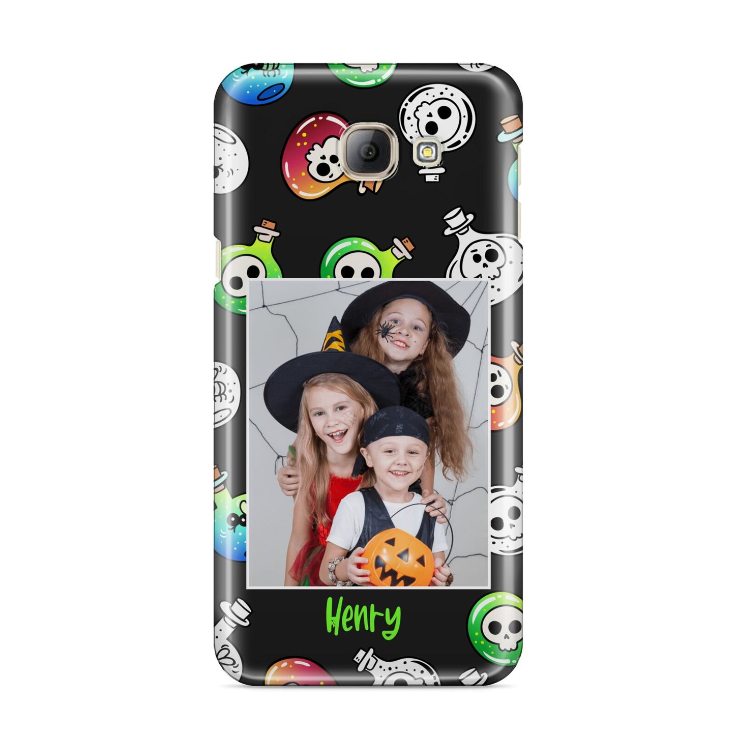 Spooky Potions Halloween Photo Upload Samsung Galaxy A8 2016 Case