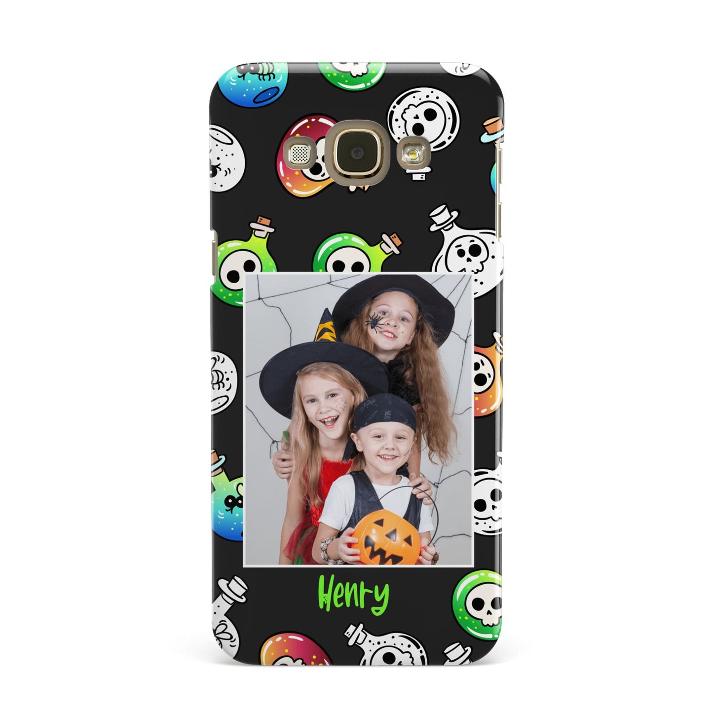 Spooky Potions Halloween Photo Upload Samsung Galaxy A8 Case