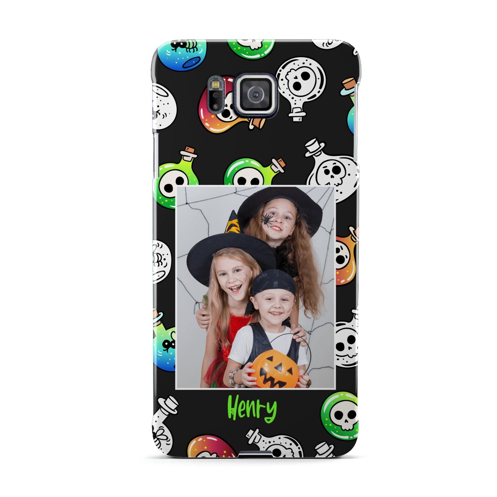 Spooky Potions Halloween Photo Upload Samsung Galaxy Alpha Case