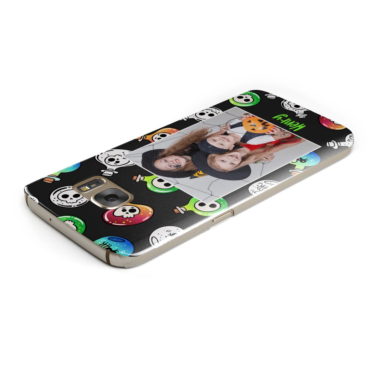 Spooky Potions Halloween Photo Upload Samsung Galaxy Case Top Cutout