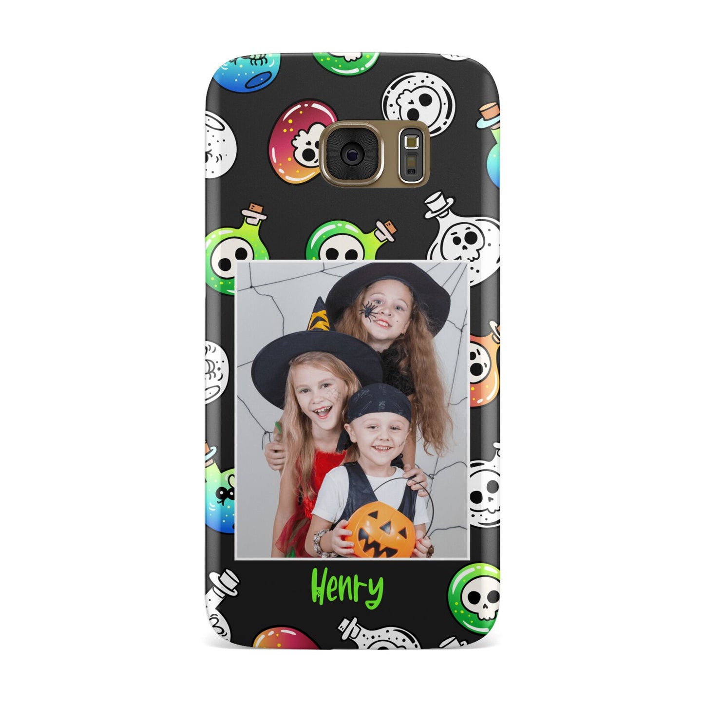 Spooky Potions Halloween Photo Upload Samsung Galaxy Case