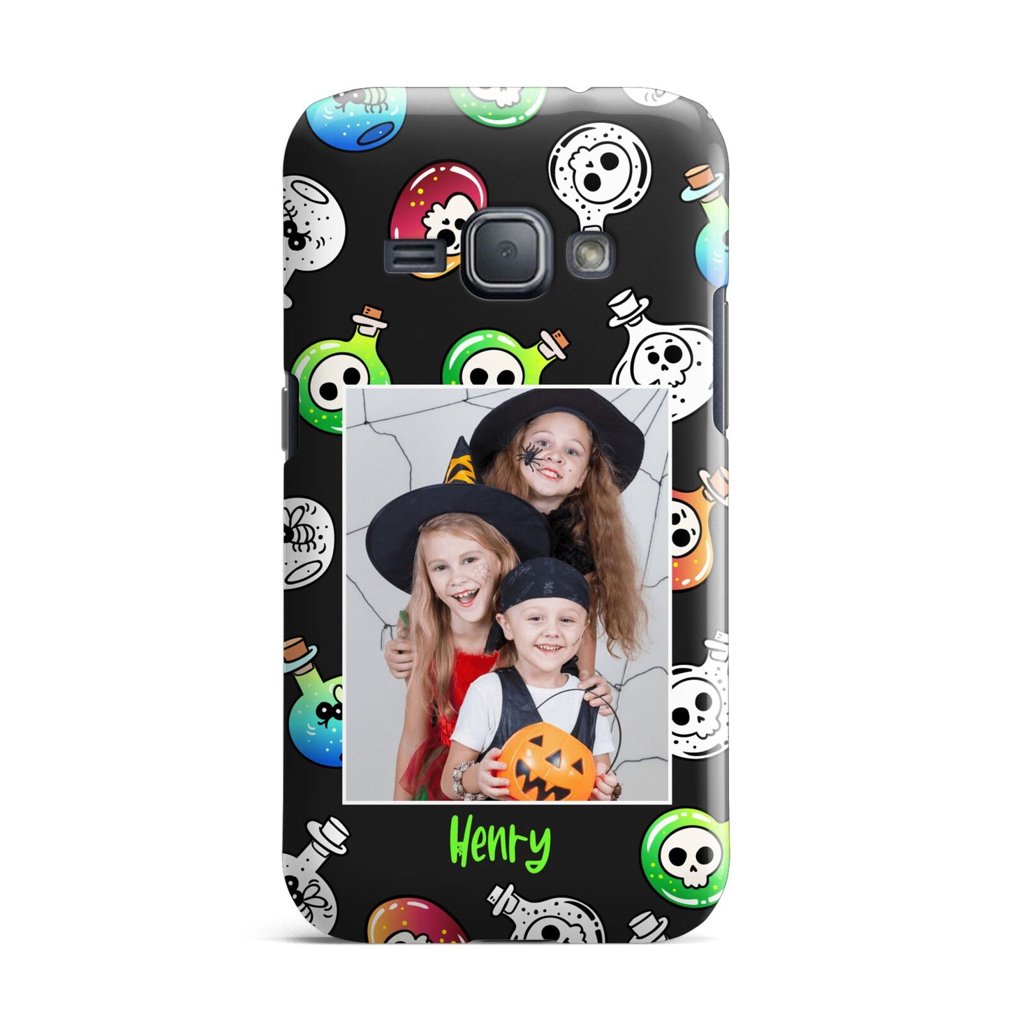 Spooky Potions Halloween Photo Upload Samsung Galaxy J1 2016 Case