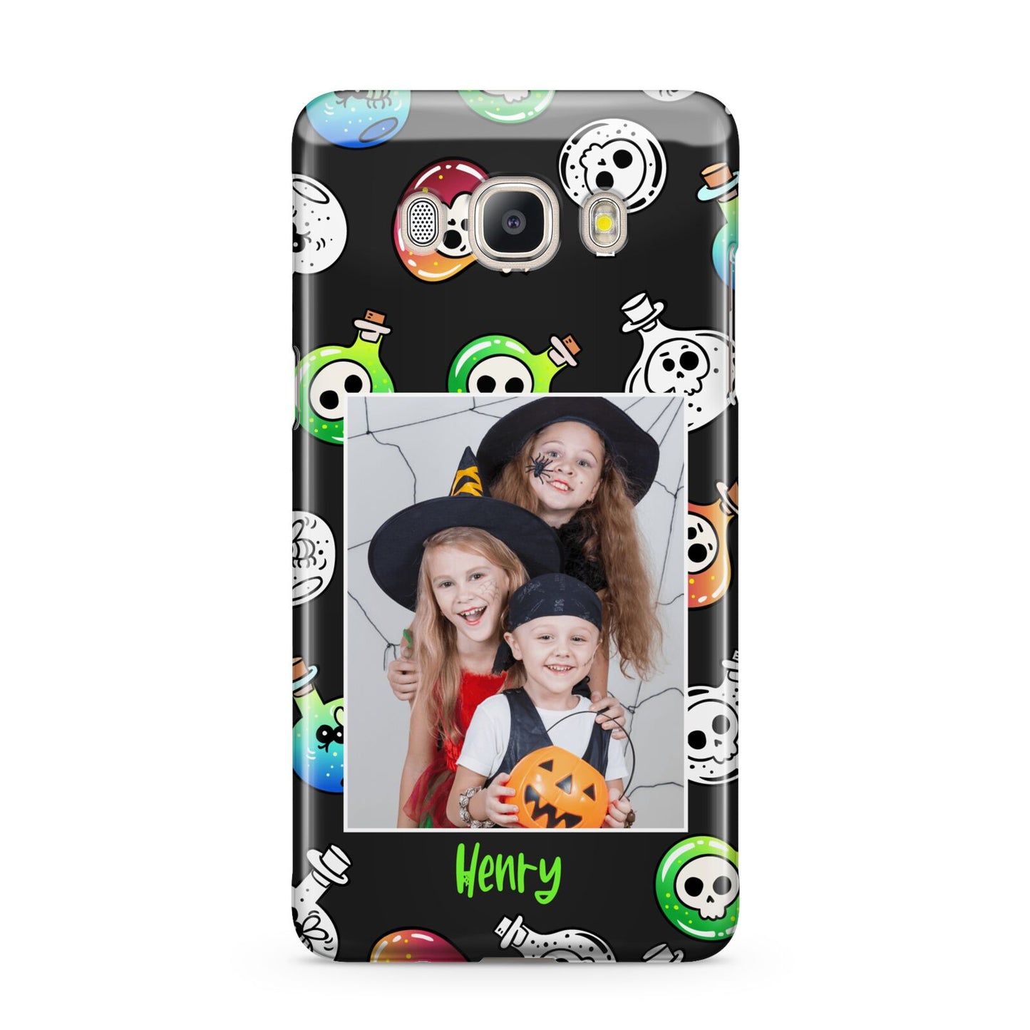 Spooky Potions Halloween Photo Upload Samsung Galaxy J5 2016 Case