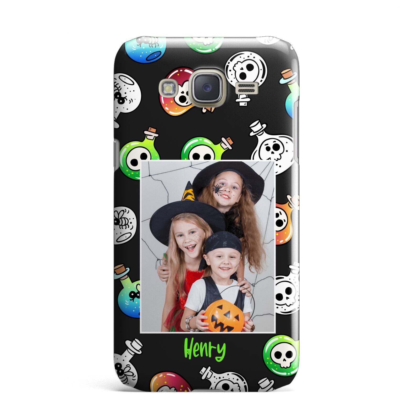 Spooky Potions Halloween Photo Upload Samsung Galaxy J7 Case