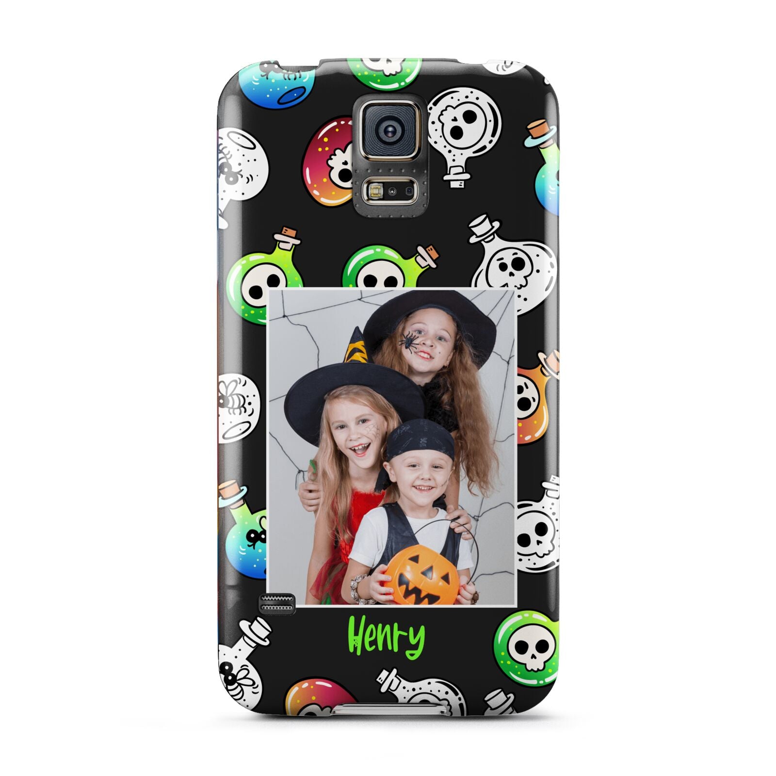 Spooky Potions Halloween Photo Upload Samsung Galaxy S5 Case