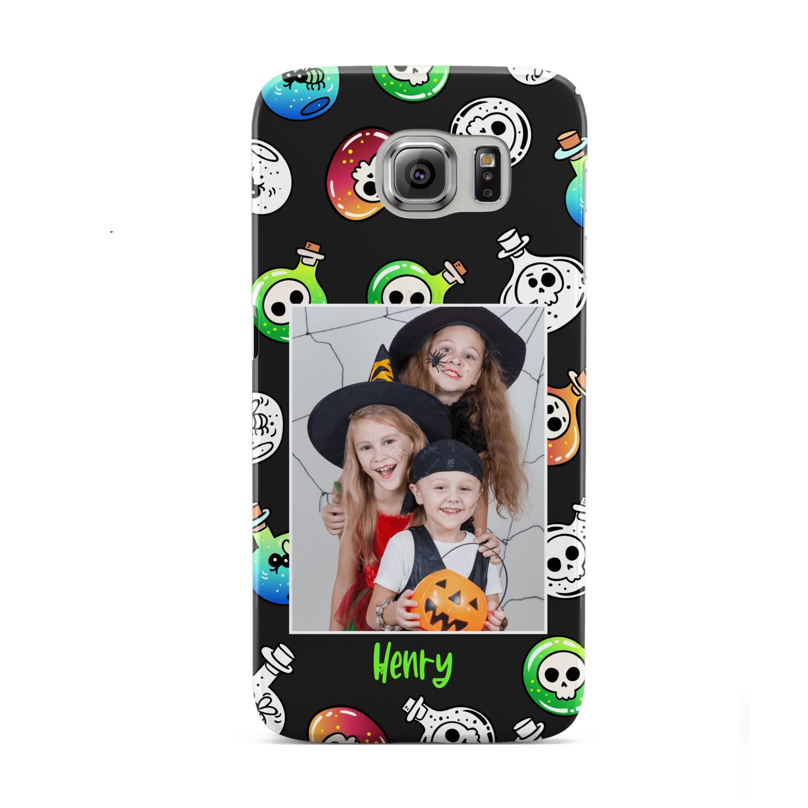 Spooky Potions Halloween Photo Upload Samsung Galaxy S6 Case