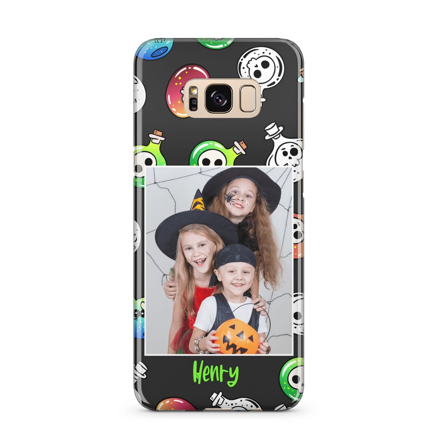 Spooky Potions Halloween Photo Upload Samsung Galaxy S8 Plus Case