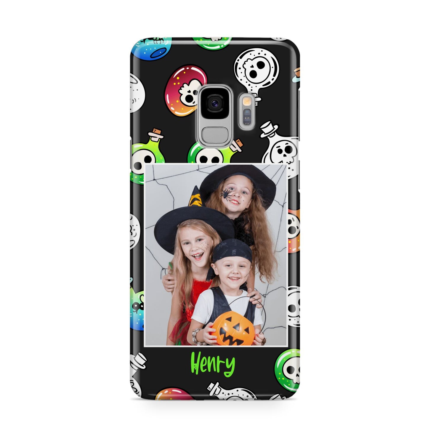 Spooky Potions Halloween Photo Upload Samsung Galaxy S9 Case