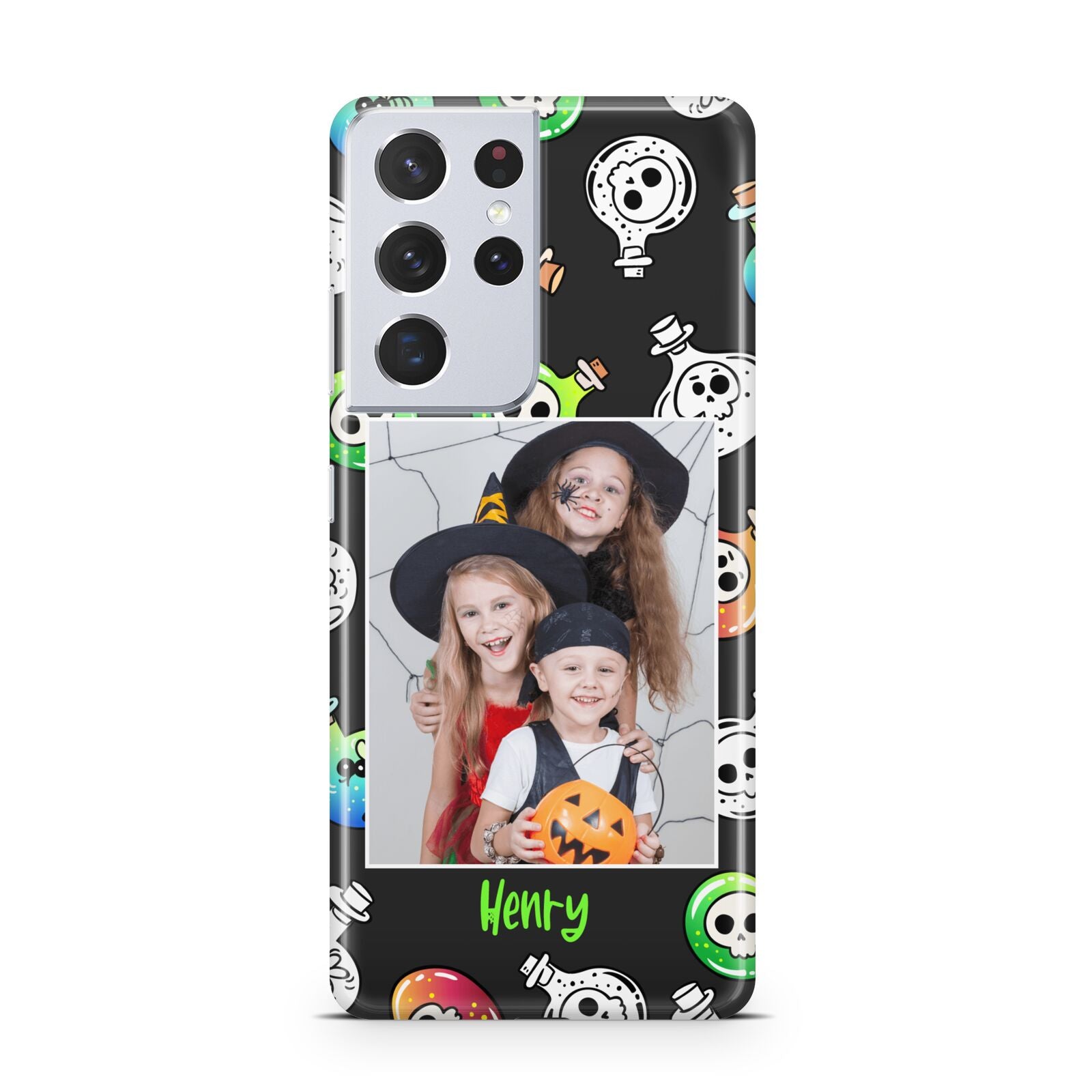 Spooky Potions Halloween Photo Upload Samsung S21 Ultra Case