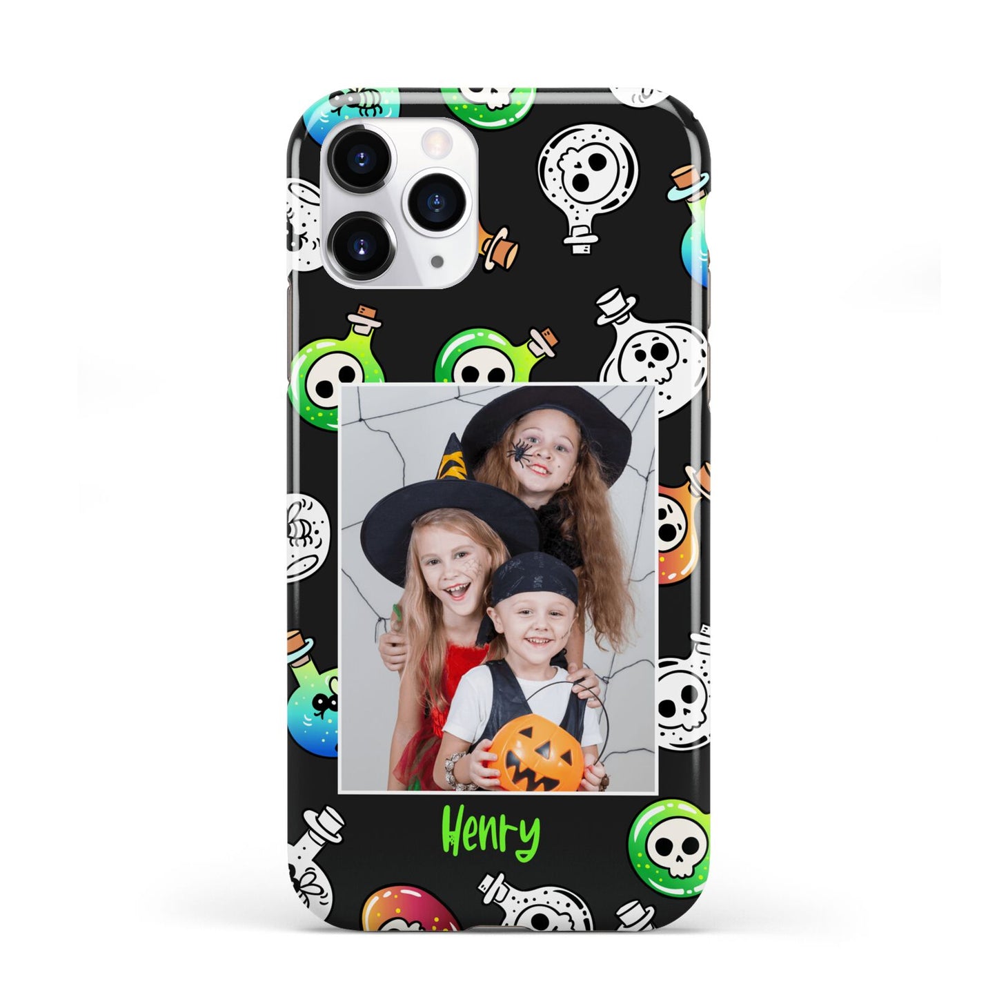 Spooky Potions Halloween Photo Upload iPhone 11 Pro 3D Tough Case