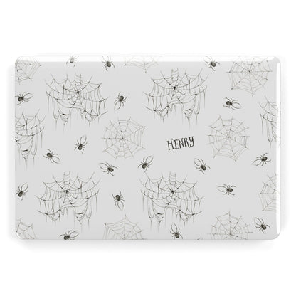 Spooky Spiders Webs Personalised Apple MacBook Case