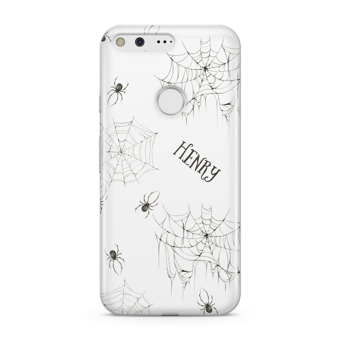 Spooky Spiders Webs Personalised Google Pixel Case