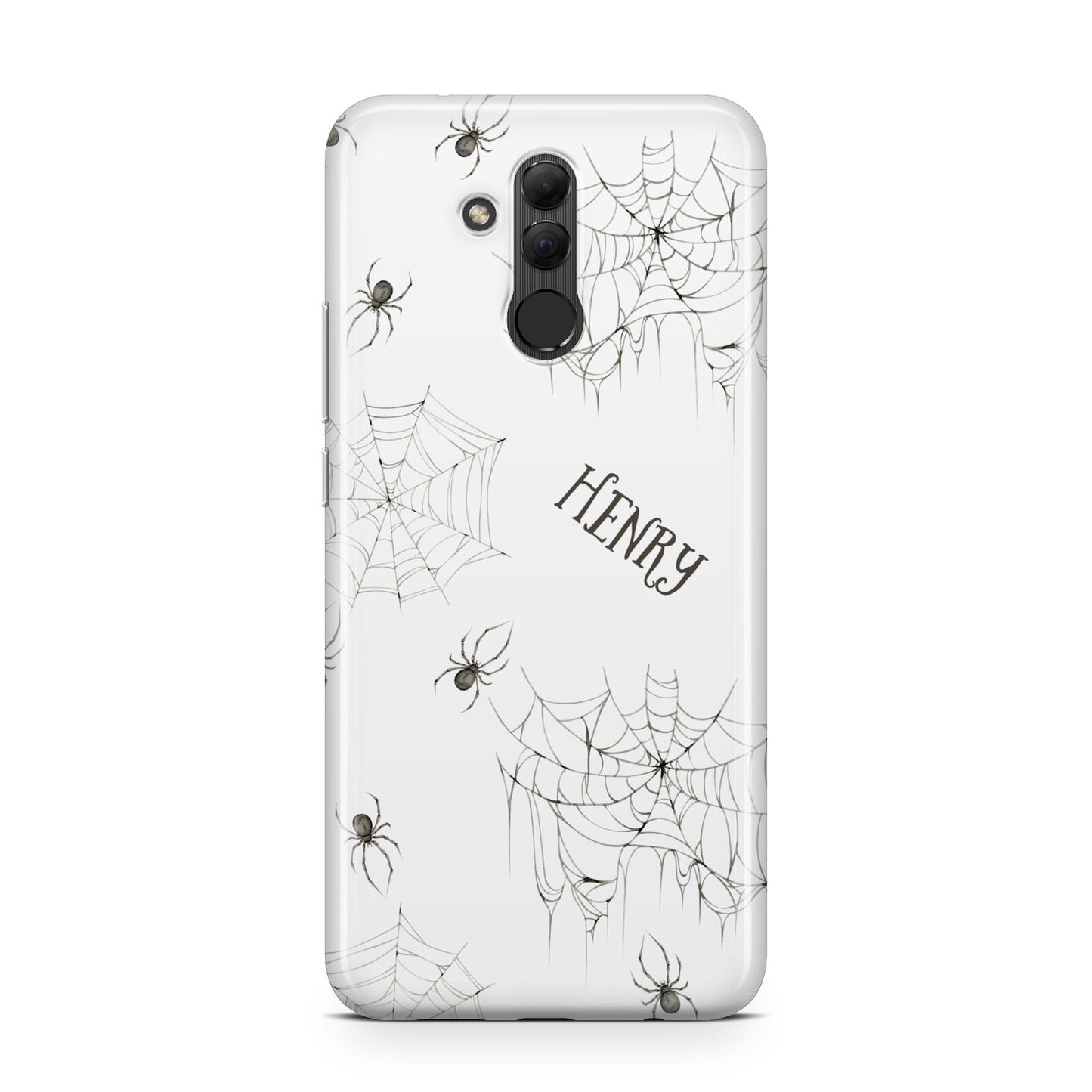 Spooky Spiders Webs Personalised Huawei Mate 20 Lite