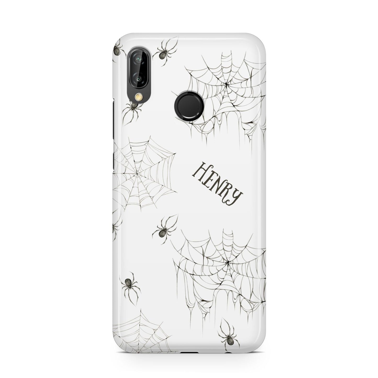 Spooky Spiders Webs Personalised Huawei P20 Lite Phone Case