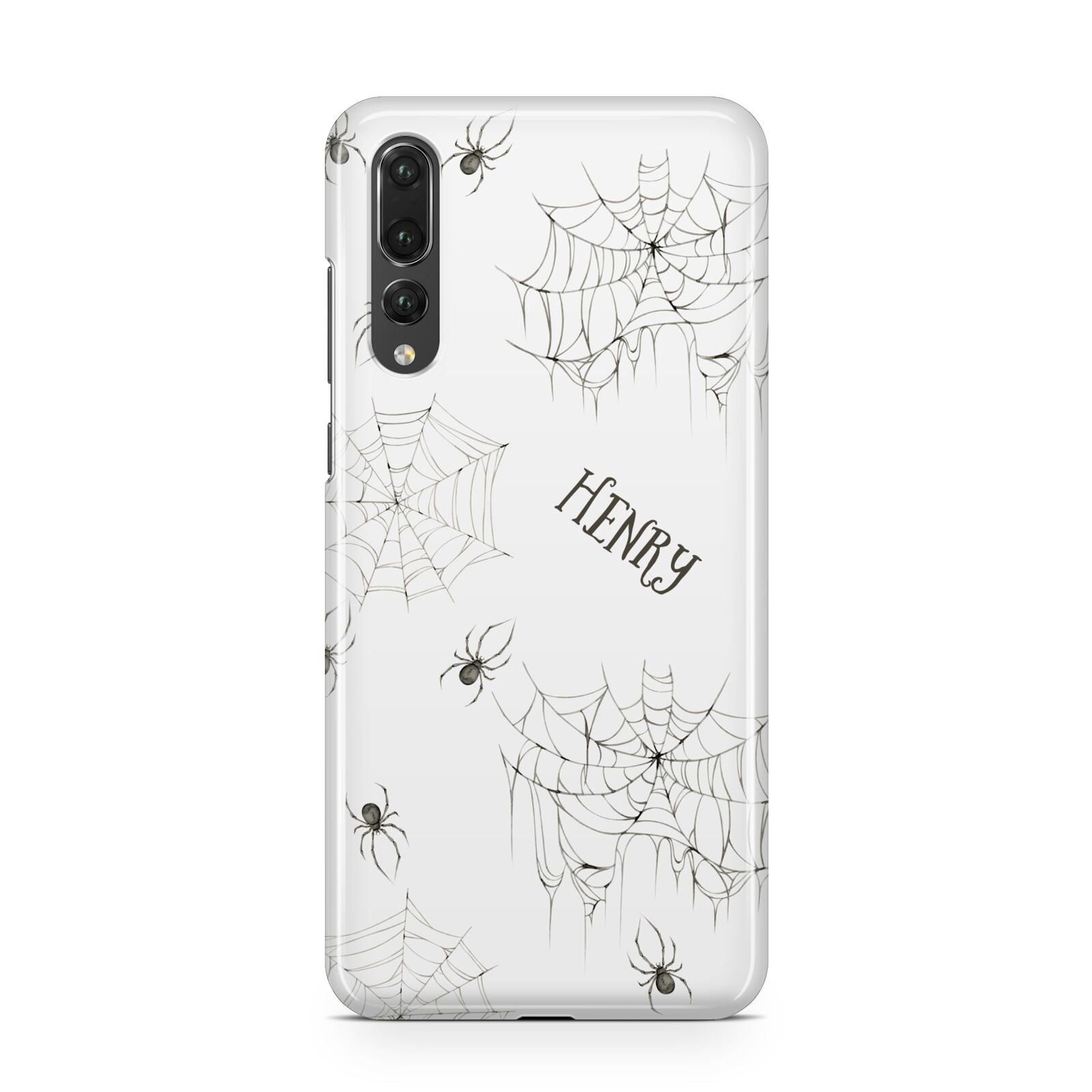 Spooky Spiders Webs Personalised Huawei P20 Pro Phone Case