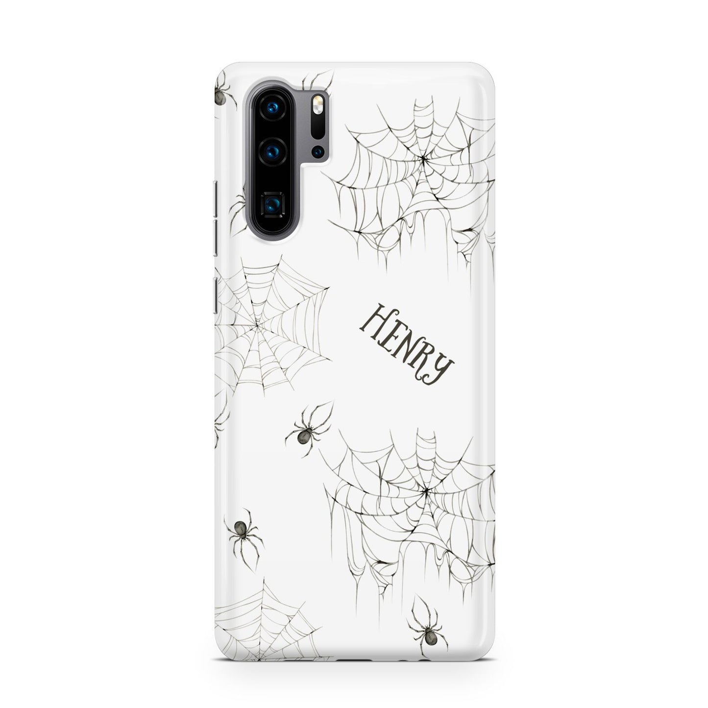 Spooky Spiders Webs Personalised Huawei P30 Pro Phone Case