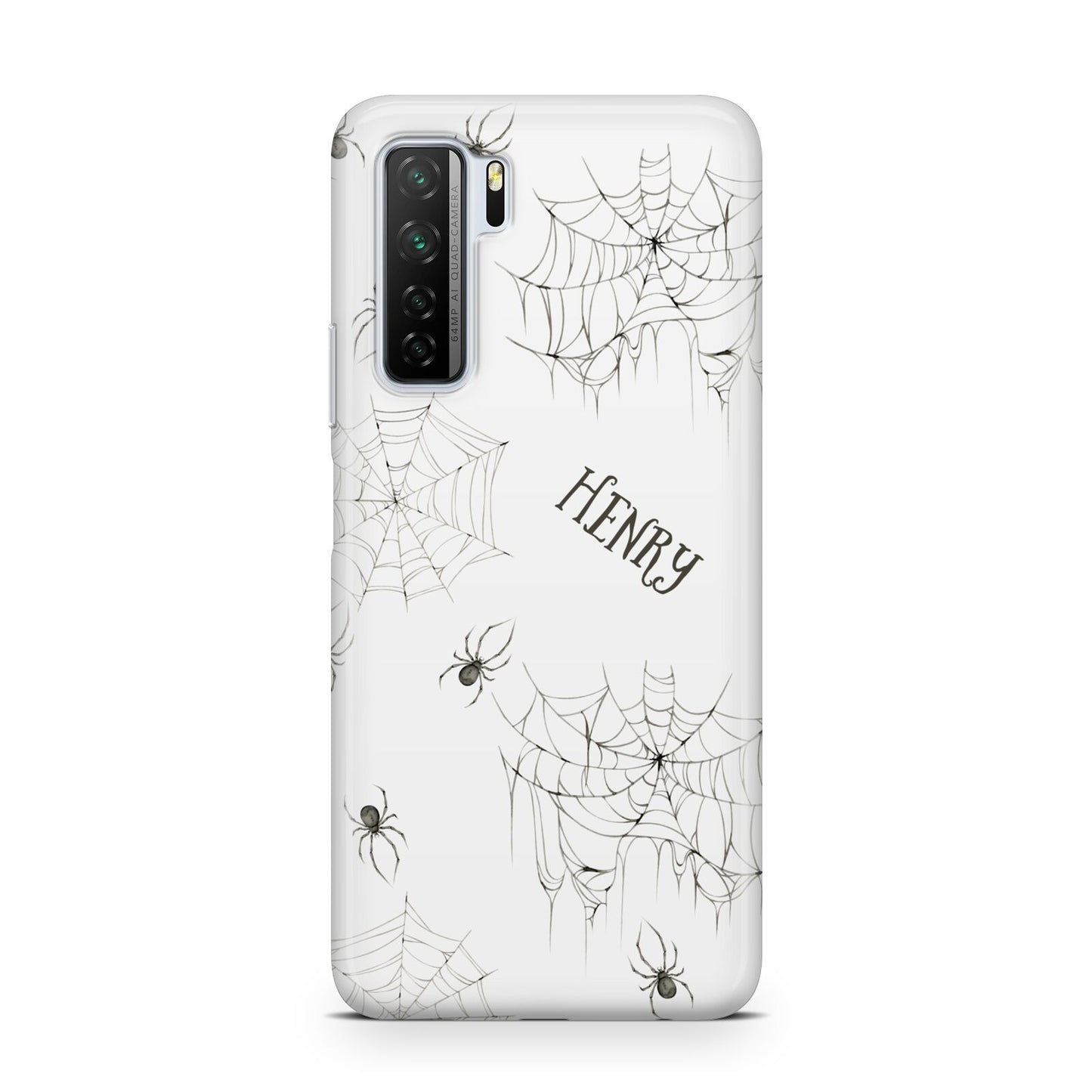 Spooky Spiders Webs Personalised Huawei P40 Lite 5G Phone Case