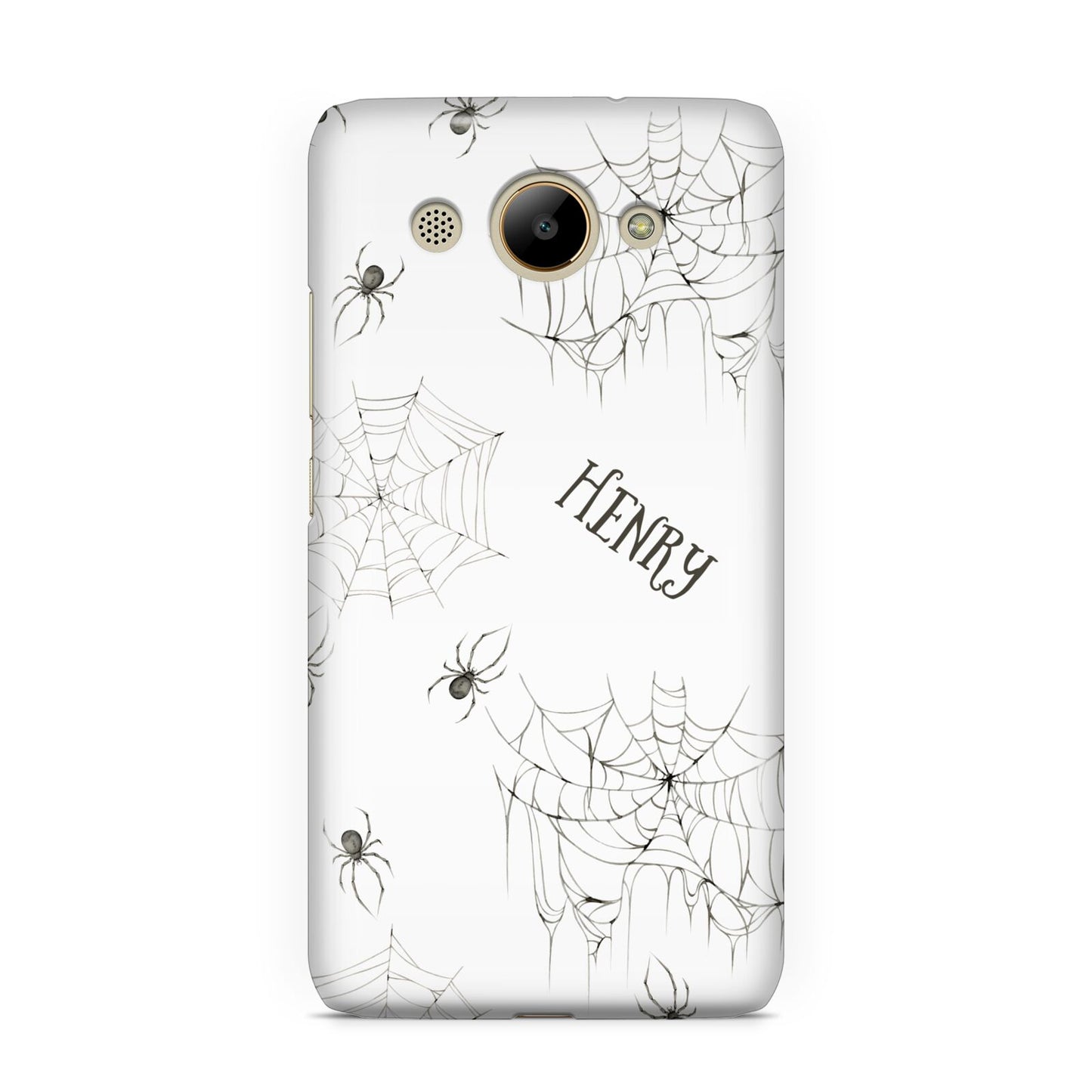 Spooky Spiders Webs Personalised Huawei Y3 2017