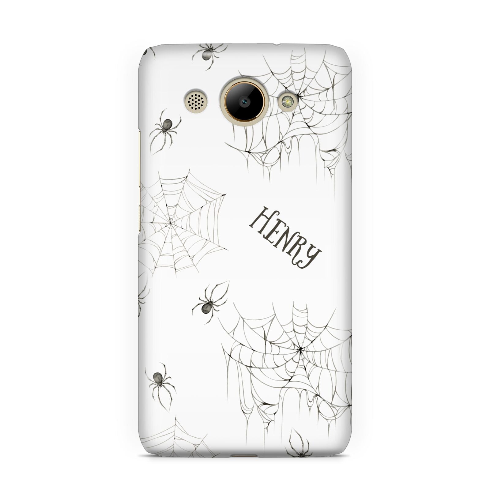 Spooky Spiders Webs Personalised Huawei Y3 2017