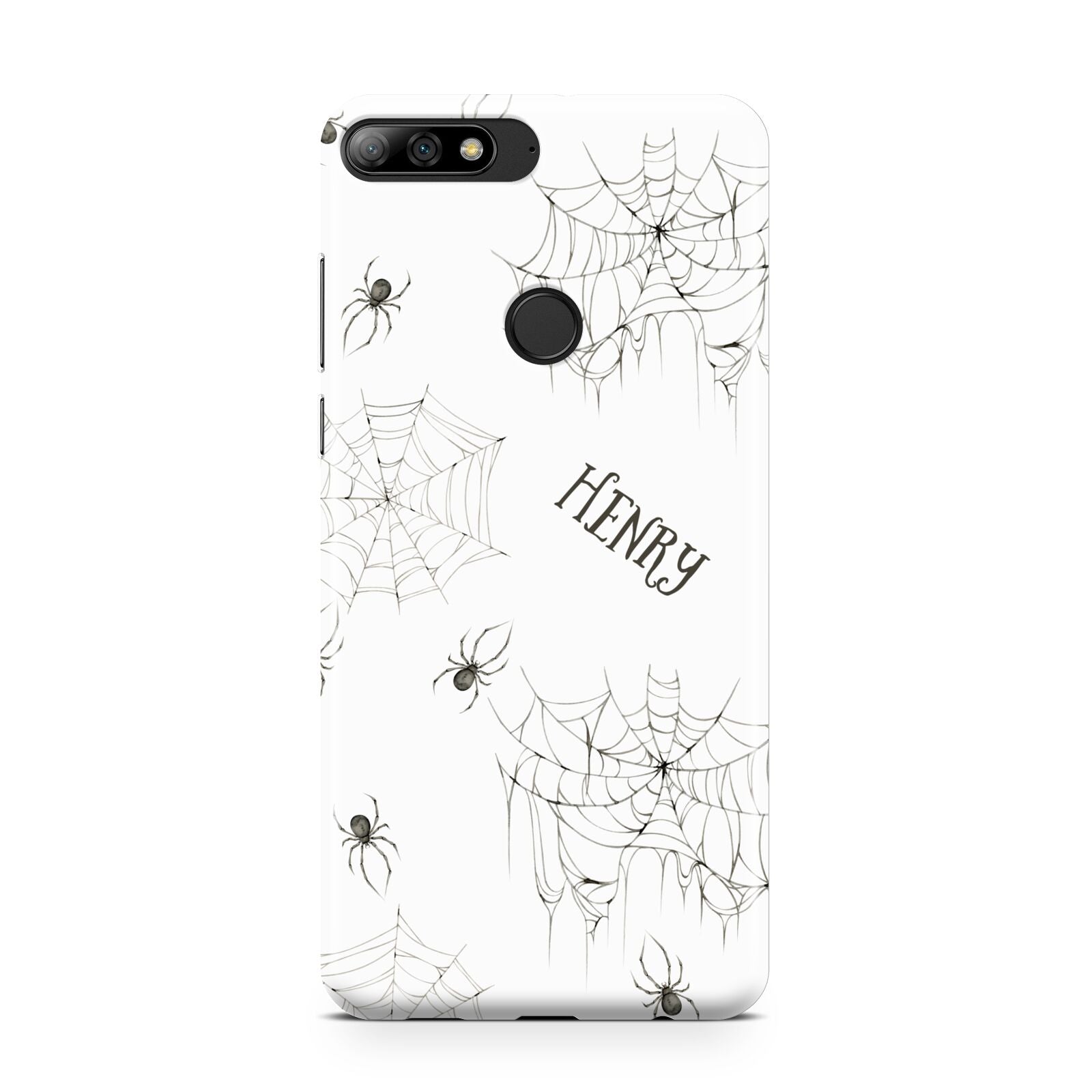 Spooky Spiders Webs Personalised Huawei Y7 2018