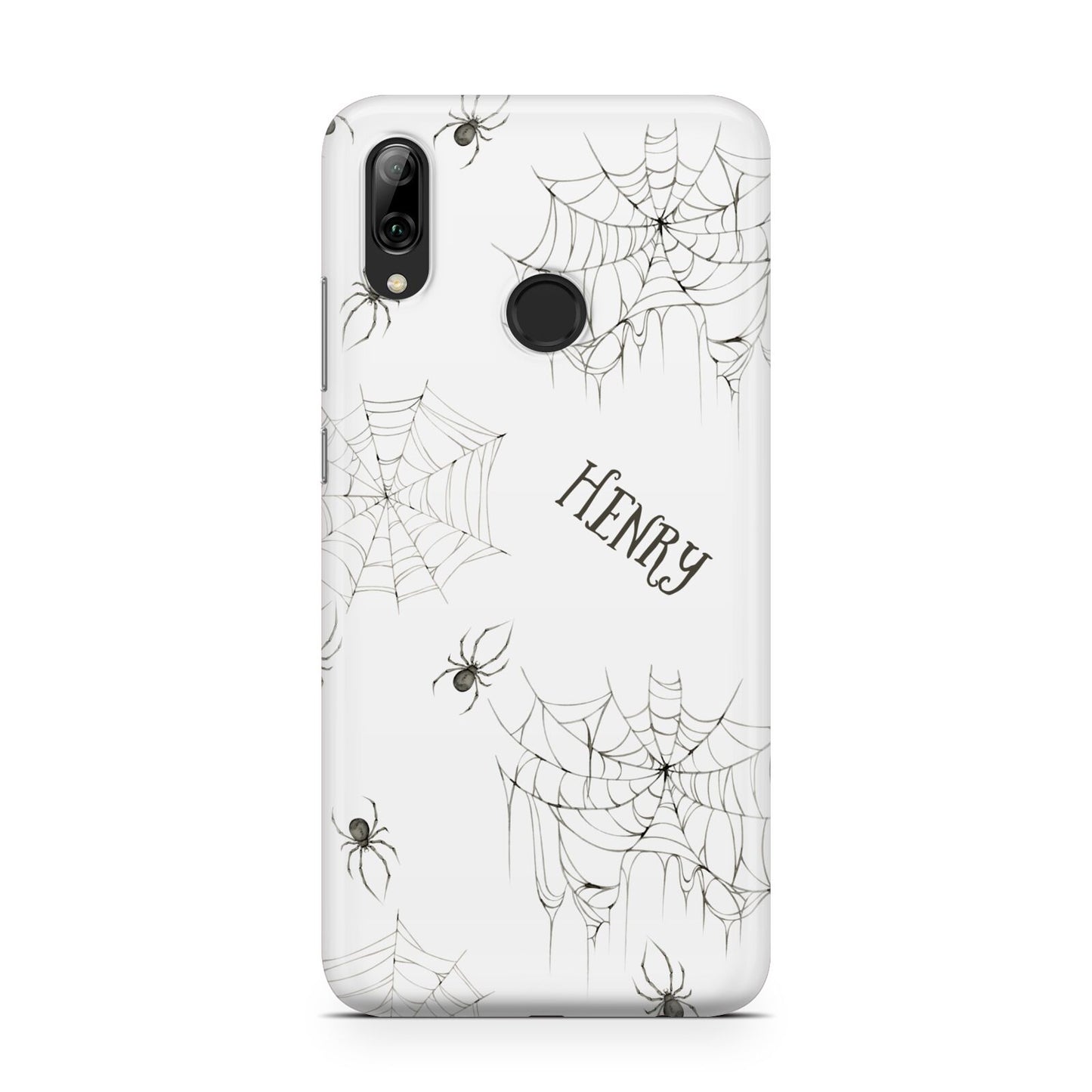 Spooky Spiders Webs Personalised Huawei Y7 2019