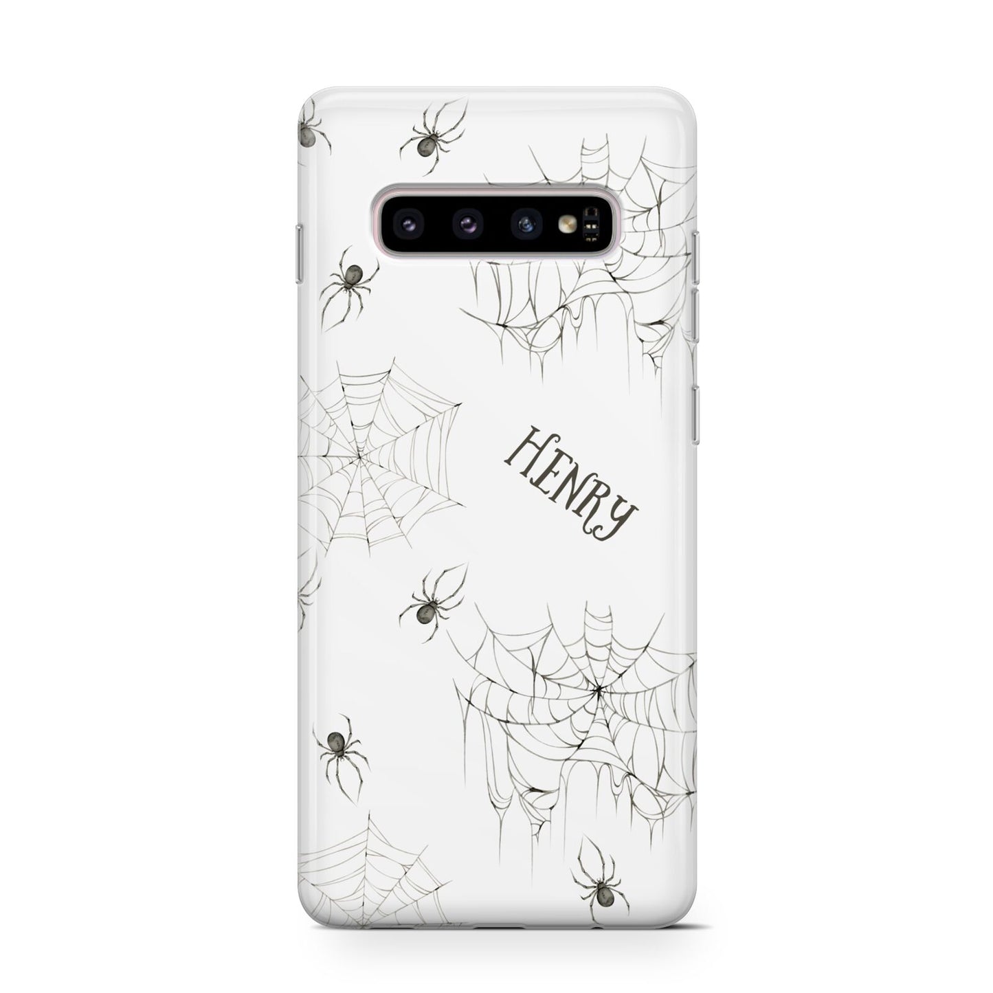 Spooky Spiders Webs Personalised Protective Samsung Galaxy Case