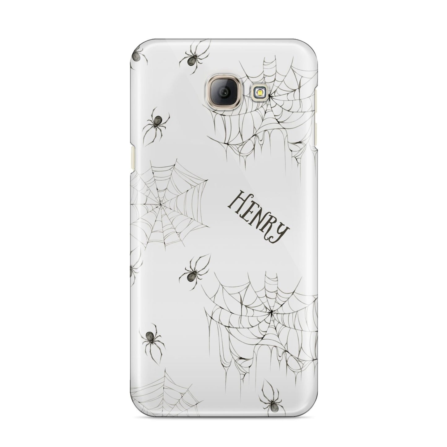 Spooky Spiders Webs Personalised Samsung Galaxy A8 2016 Case