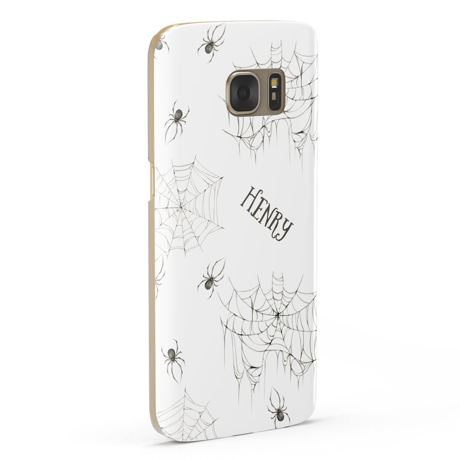 Spooky Spiders Webs Personalised Samsung Galaxy Case Fourty Five Degrees