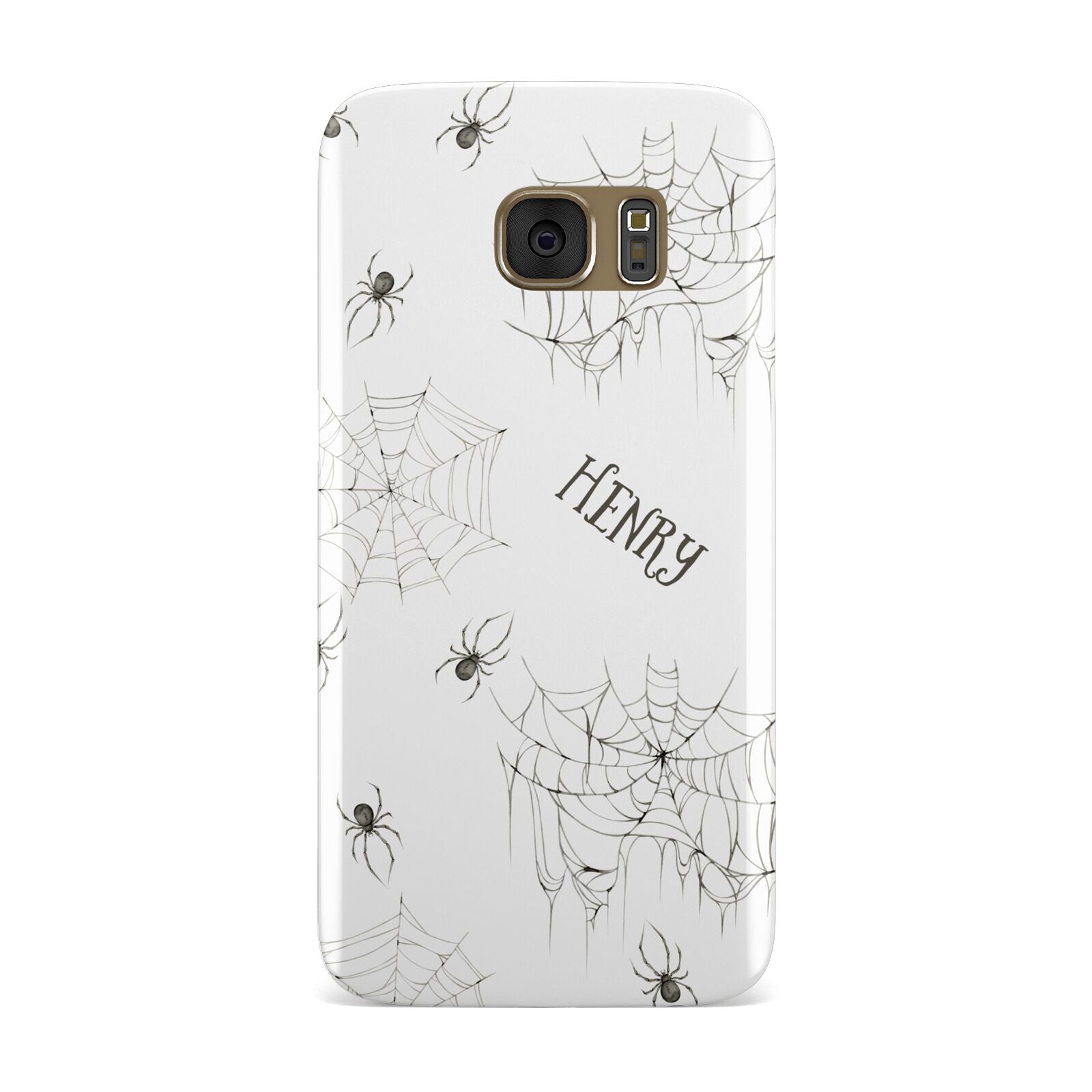 Spooky Spiders Webs Personalised Samsung Galaxy Case