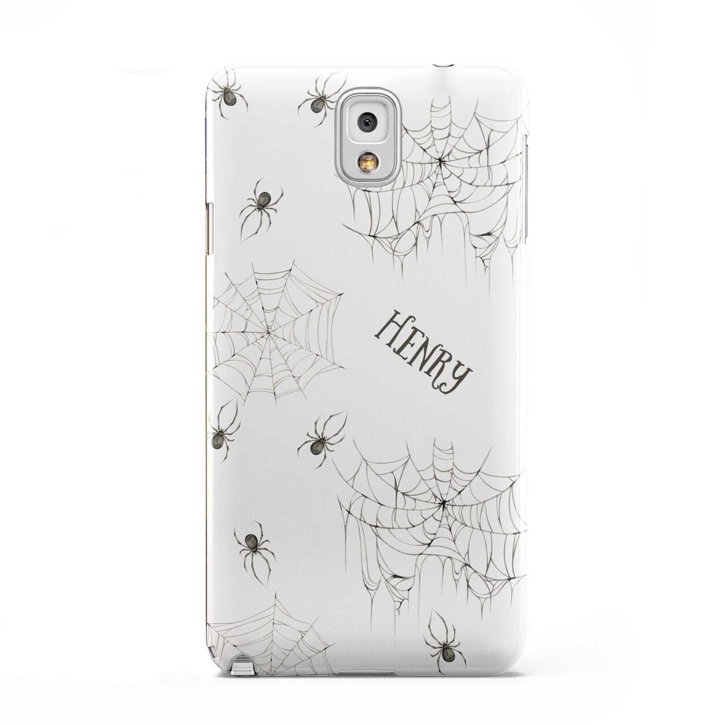 Spooky Spiders Webs Personalised Samsung Galaxy Note 3 Case