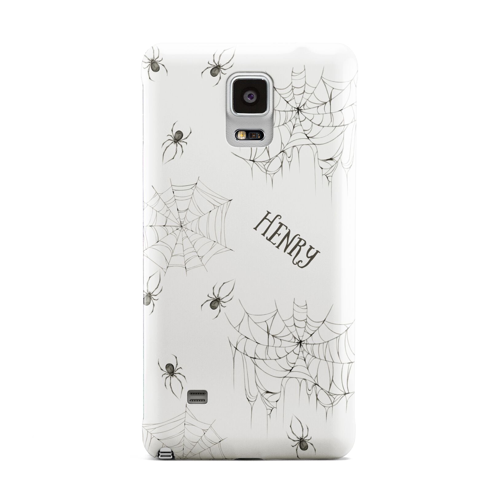 Spooky Spiders Webs Personalised Samsung Galaxy Note 4 Case