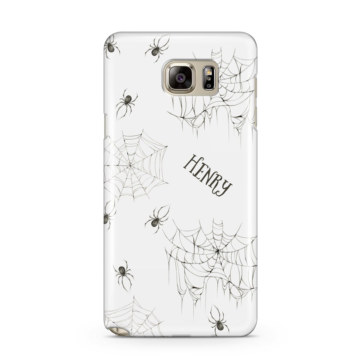 Spooky Spiders Webs Personalised Samsung Galaxy Note 5 Case