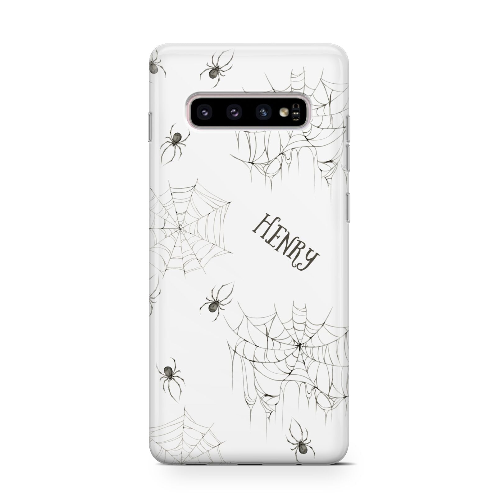 Spooky Spiders Webs Personalised Samsung Galaxy S10 Case