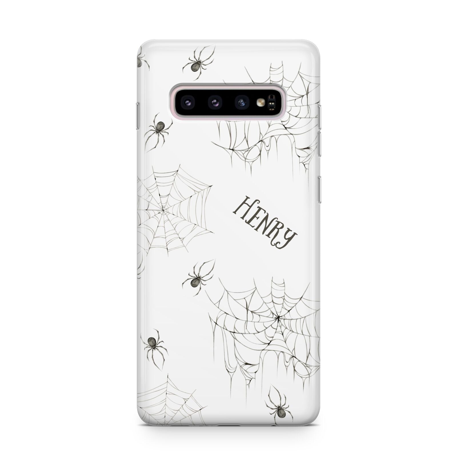 Spooky Spiders Webs Personalised Samsung Galaxy S10 Plus Case